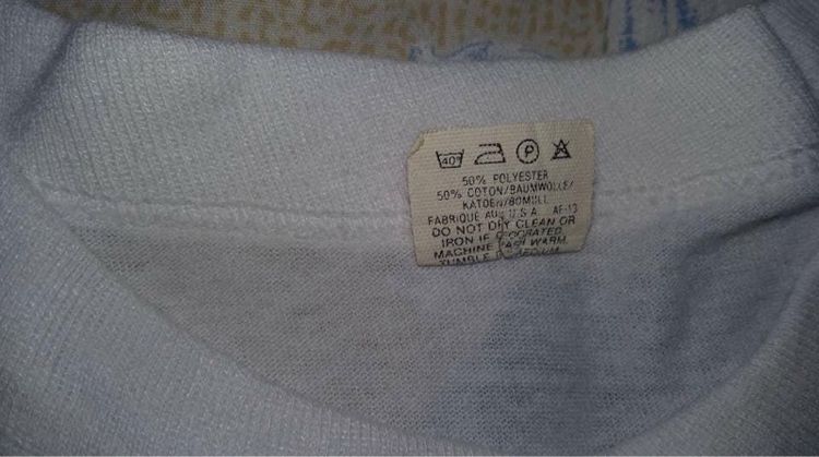 เสื้อยืดผ้าบาง สกรีนลาย วิวทะเล Ocean City ตอก 1986 HGG Air Waver ผ้า 50 50 ป้ายคอ SCREEN STARS รูปที่ 10