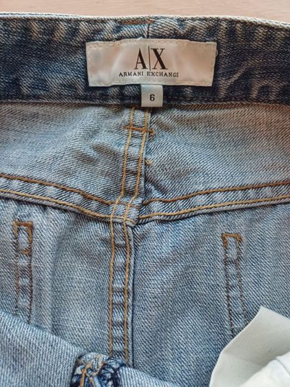 Armani Exchange Mini Skirt Jeans size 6 รูปที่ 6