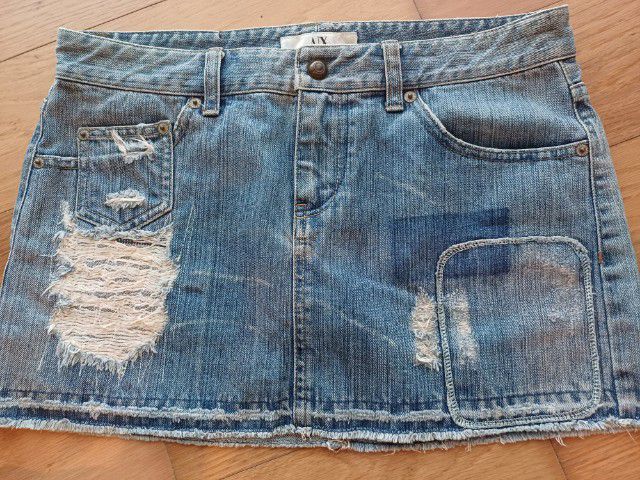 Armani Exchange Mini Skirt Jeans size 6 รูปที่ 11