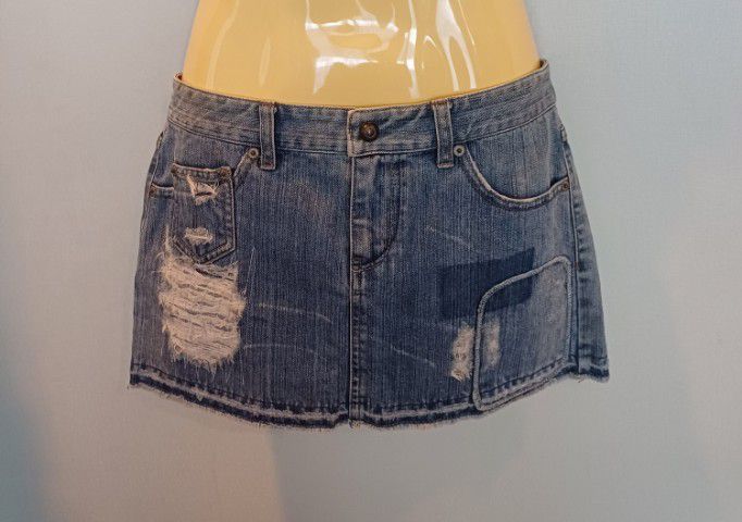 Armani Exchange Mini Skirt Jeans size 6 รูปที่ 9