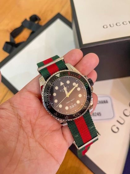 นาฬิกา Gucci Dive 45mm ครบกล่อง สภาพสวย 