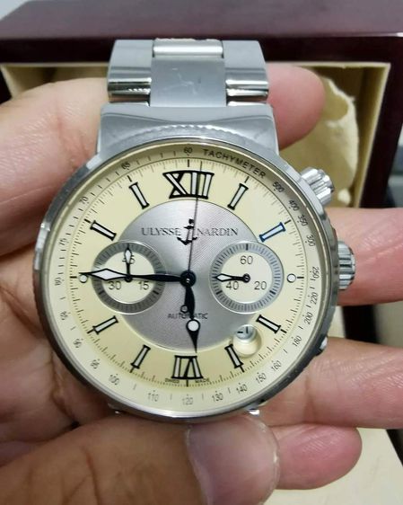 นาฬิกา ยี่ห้อ ULYSSE  NARDIN  รุ่นเก่า หายาก ของใหม่ ไม่เคยใช้งาน เดิมๆ พร้อมกล่อง รับประกันแท้ พร้อมใช้งาน หายากมาก  รูปที่ 2