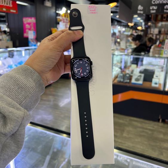 โลหะ Apple Watch Series8 GPS 45mm. อลูมิเนียม สีดำ เครื่องศูนย์ ครบยกกล่อง🔥🔥