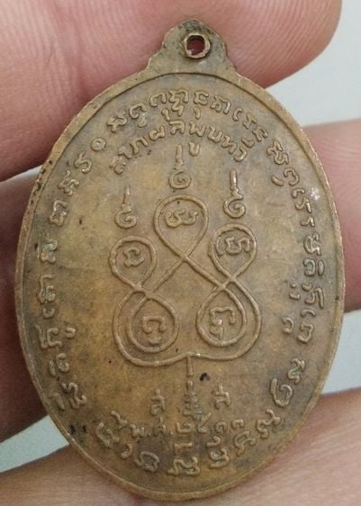 4187-เหรียญหลวงพ่อเนื่อง วัดจุฬามณี เนื้อทองแดงเก่า รูปที่ 14