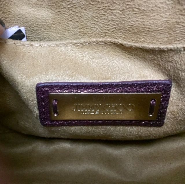 ขายกระเป๋า
Jimmy Choo Rebel Purple Grainy Calf Leather Cross Body Sling Bag  รูปที่ 5