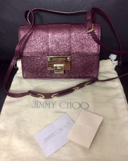 ขายกระเป๋า
Jimmy Choo Rebel Purple Grainy Calf Leather Cross Body Sling Bag  รูปที่ 7