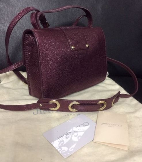 ขายกระเป๋า
Jimmy Choo Rebel Purple Grainy Calf Leather Cross Body Sling Bag  รูปที่ 3