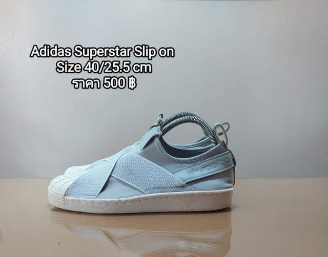 Adidas Superstar Slip on 
Size 40ยาว25.5 cm
ราคา 500 ฿
