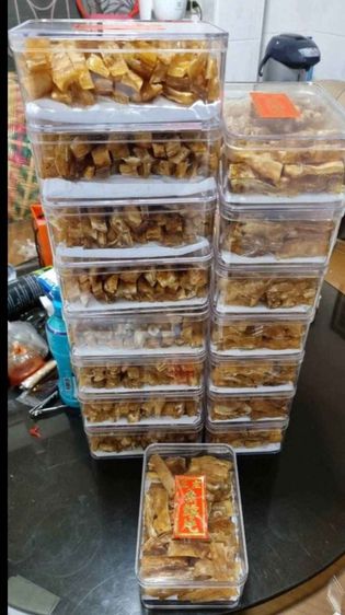 กระเพาะปลา เก่าเก็บ เดิมๆ น้ำหนัก 500 กรัม 1 กล่อง หั่นชิ้น ราคาต่อ 1 กล่องครับ รูปที่ 2