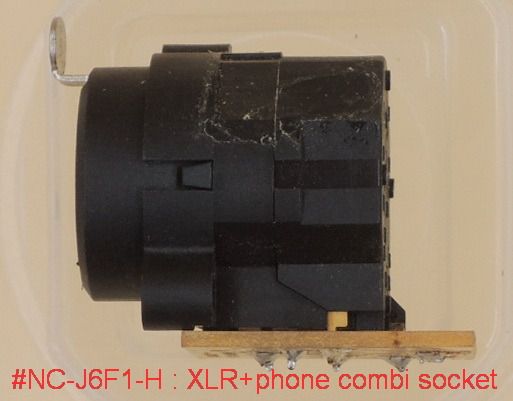 Neutrik XLR-Phone combi socket รูปที่ 6