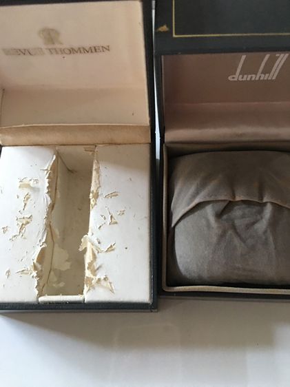 กล่องนาฬิกา  REUEV THOMMEN  และ DUNHILL ตามรูปค่ะ รูปที่ 3