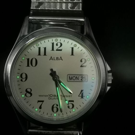 นาฬิกา ALBA ระบบถ่าน ทรงสวย สภาพดี  รูปที่ 7