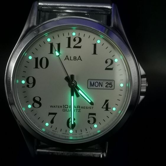 นาฬิกา ALBA ระบบถ่าน ทรงสวย สภาพดี  รูปที่ 12