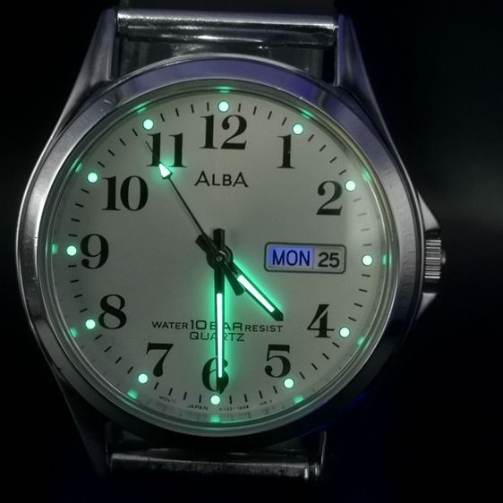นาฬิกา ALBA ระบบถ่าน ทรงสวย สภาพดี  รูปที่ 11