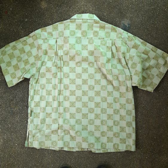 Emerald Island  Okinawa tradition shirt 4L Made in Japan 🎌🎌🎌 รูปที่ 7