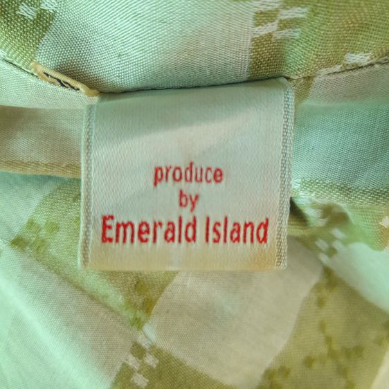 Emerald Island  Okinawa tradition shirt 4L Made in Japan 🎌🎌🎌 รูปที่ 9