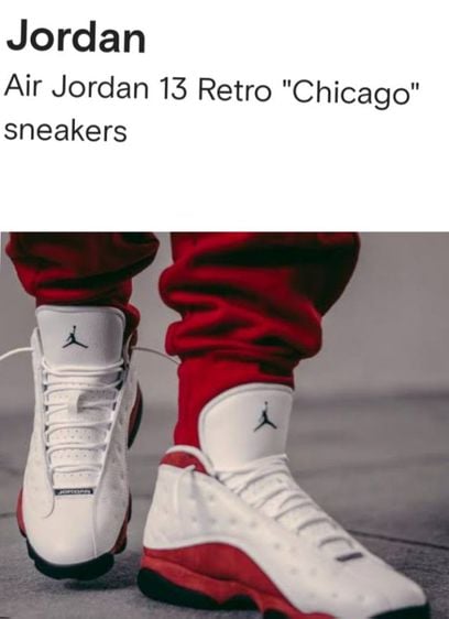 Air Jordan 13  Retro Chicago 6Y 24Cm.