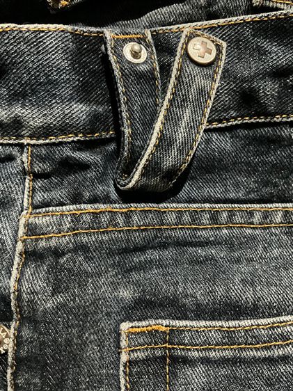 กางเกงยีนส์ VICTORINOX ผ้าด้านออนซ์หนา สีเข้ม ดีไซน์สวย รูปที่ 10