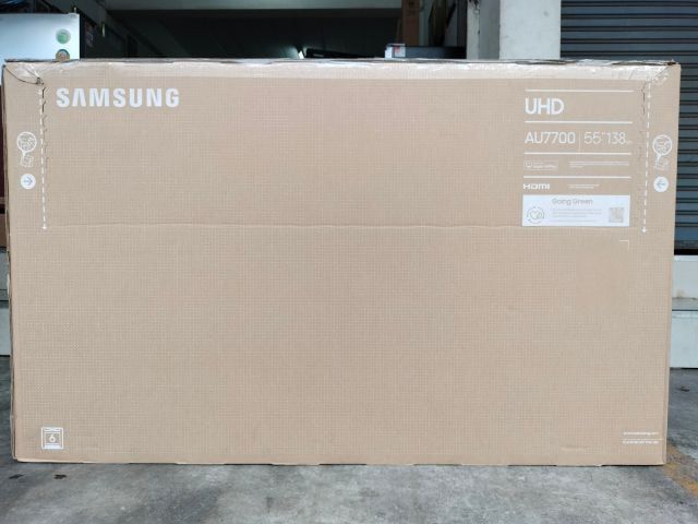 ซาวด์บาร์ ลำโพงขนาดใหญ่ smart TV samsung 4k 55 นิ้วเป็นสินค้าใหม่ยังไม่ผ่านการใช้งานประกันศูนย์ samsung ราคา 8990 บาท
