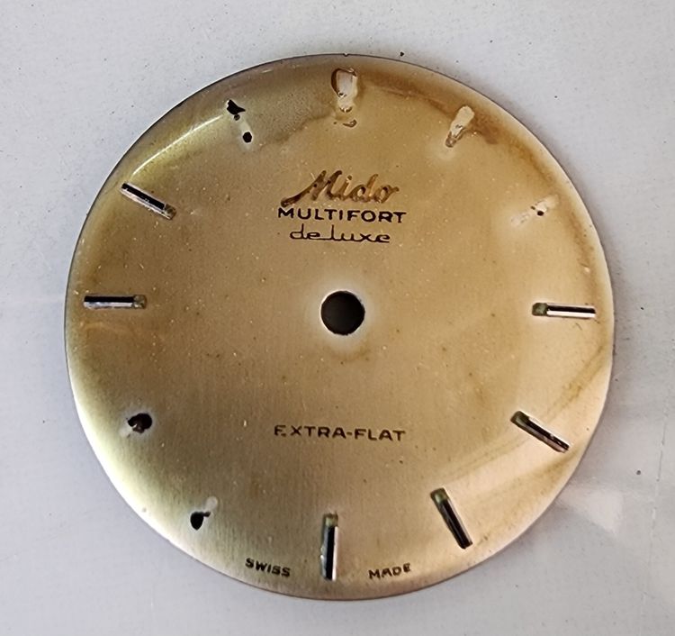 หน้าปัดนาฬิกา ยี่ห้อ MIDO MULTIROET เก่าเก็บ ของใหม่ สภาพดี SWISS MADE เดิมๆ หายาก รุ่นเก่า  รูปที่ 2