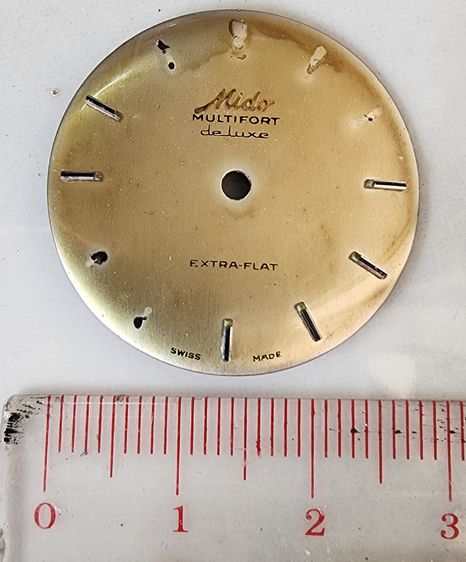 หน้าปัดนาฬิกา ยี่ห้อ MIDO MULTIROET เก่าเก็บ ของใหม่ สภาพดี SWISS MADE เดิมๆ หายาก รุ่นเก่า  รูปที่ 4