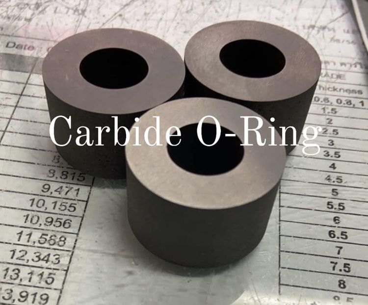 รับสั่งผลิต ขึ้นรูป คาร์ไบด์ carbide preform o-ring พรีฟอร์ม คาบาย โอริง เกรดพิเศษ Non Magnetic Tungsten Carbide รูปที่ 13