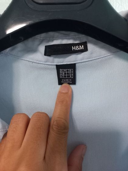 🌈เสื้อเชิ้ต เอชแอนด์เอ็ม แบรนแท้ แบรนด์ดัง100🌈  รูปที่ 5