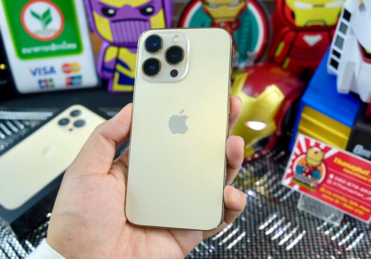 iPhone iPhone 13 128 GB 😎13 Pro 128GB สีทอง แบต93 สวยไร้รอย  ครบกล่อง ศูนย์ไทย