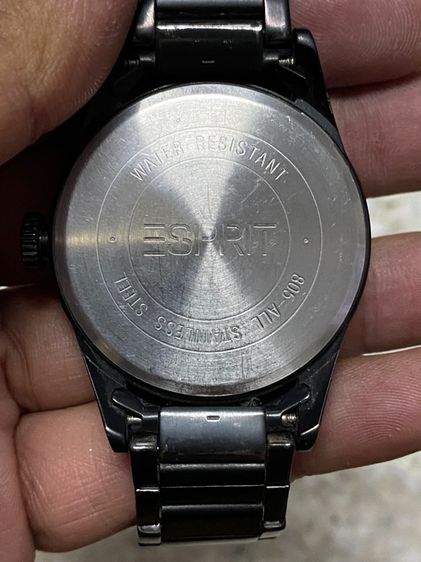 นาฬิกายี่ห้อ ESPRIT   เอสพรี  ของแท้มือสอง  สภาพยังสวย  สายยาว 17.5 เซนติเมตร  900฿ รูปที่ 2