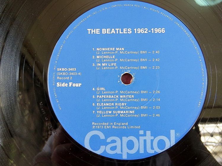 แผ่นเสียง เดอะบีทเทิล อัลบั้มสีแดง วงร็อคอังกฤษ The Beatles รูปที่ 9