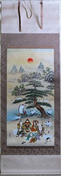 ภาพ 7 เทพเจ้า ญี่ปุ่น ภาพวาด งานศิลปะ สวยงาม 
