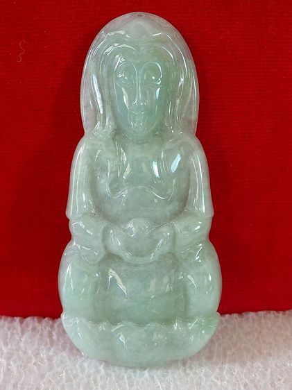 จี้ เจ้าแม่กวนอิม องค์ใหญ่ หยกพม่า รูปที่ 6