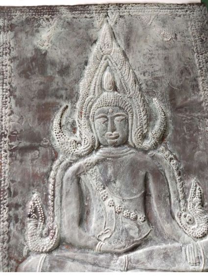 พระแผ่นปั้มพระพุทธชินราชวัดพระศรีฯปี๒๔๖๒ขนาด29.5ซม.สูง40ซม. รูปที่ 10