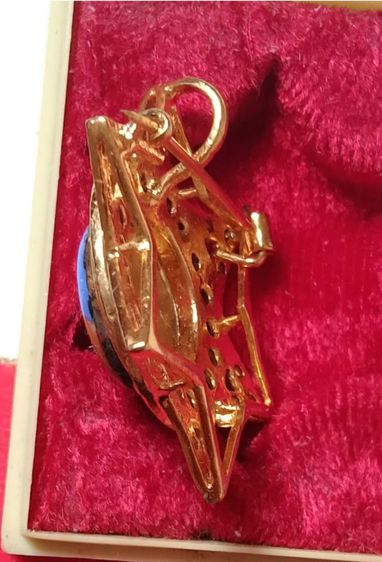 ล็อกเก็ตดาวหกแฉกหลวงพ่อฤาษีลิงดำพลอยขาวสองชั้น รูปที่ 8