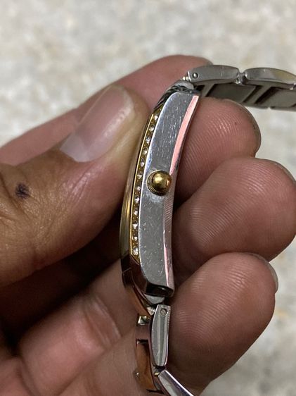 นาฬิกายี่ห้อ POMAR  โพม่าร์ ของแท้มือสอง สแตนเลสสายยาว 6 นิ้ว  750฿ รูปที่ 4