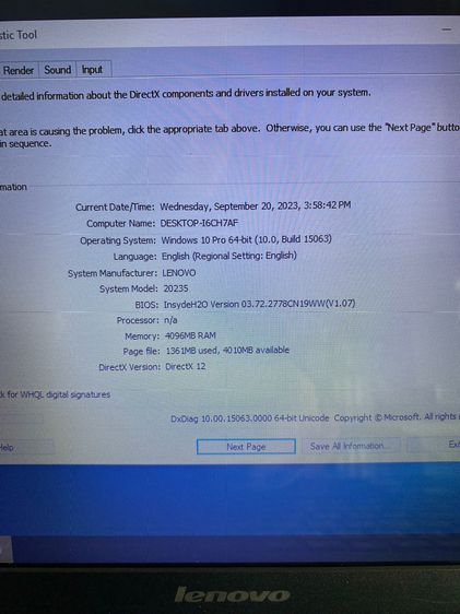 Notebook Lenovo I3 Ram 4 HDD 500 สภาพดี ใช้งานปกติ ราคาถูก (นิคมลำพูน) รูปที่ 11