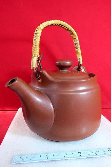 ป้านชา ใบใหญ่ เนื้อดินละเอียด สภาพสมบูรณ์ รูปที่ 6