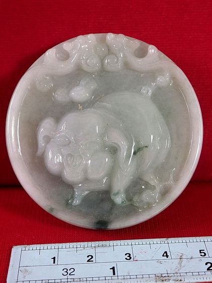 จี้หยก ปีกุน หมูมงคล หยกพม่า รูปที่ 2