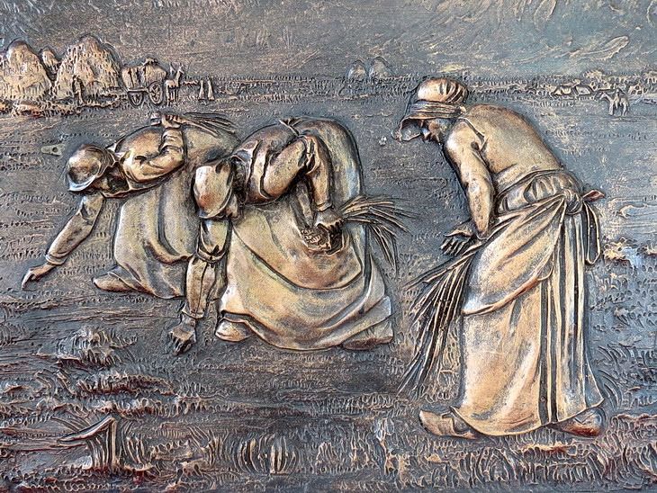 ภาพ The Gleaners หญิงเก็บข้าวตก ฌ็อง-ฟร็องซัว มีแล จิตรกรชาวฝรั่งเศส รูปที่ 3
