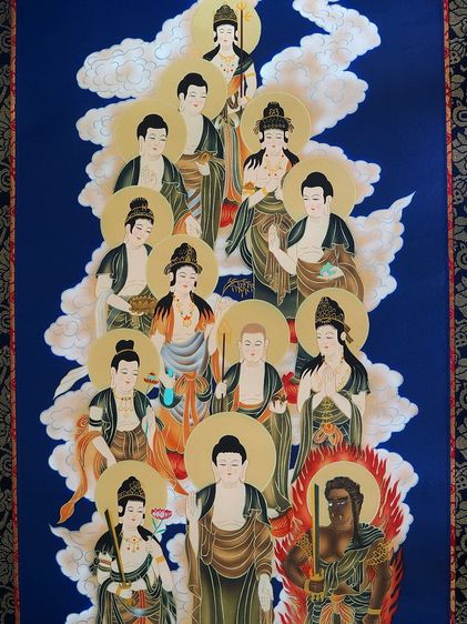 ภาพ พระยูไล พระพุทธเจ้า หลายพระองค์ ภาพวาด ให้สี สวยงาม รูปที่ 4