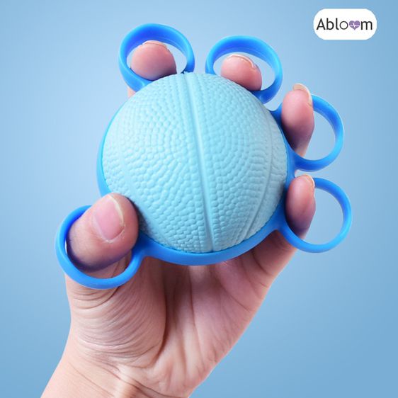 Abloom ลูกบอลบริหารมือ ทรงกลม แบบสวมนิ้ว กันนิ้วล็อค บริหารนิ้วมือ Hand and Finger Exerciser Ball รูปที่ 2