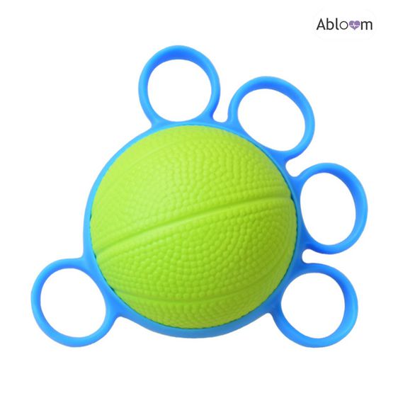 Abloom ลูกบอลบริหารมือ ทรงกลม แบบสวมนิ้ว กันนิ้วล็อค บริหารนิ้วมือ Hand and Finger Exerciser Ball รูปที่ 8