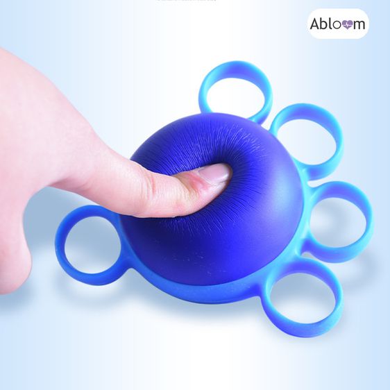 Abloom ลูกบอลบริหารมือ ทรงกลม แบบสวมนิ้ว กันนิ้วล็อค บริหารนิ้วมือ Hand and Finger Exerciser Ball รูปที่ 3