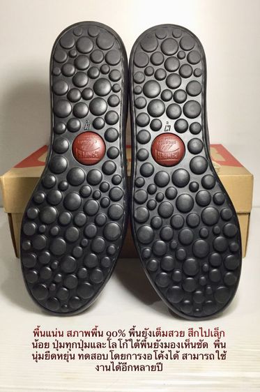 CAMPER Sneakers 47EU(30.5cm) Original ของแท้ มือ 2, รองเท้า CAMPER หนังแท้ พื้นเต็ม ป้ายที่ลิ้นแตก มีรอยขีดข่วนบางๆตรงหัวข้างขวาเล็กน้อย รูปที่ 10