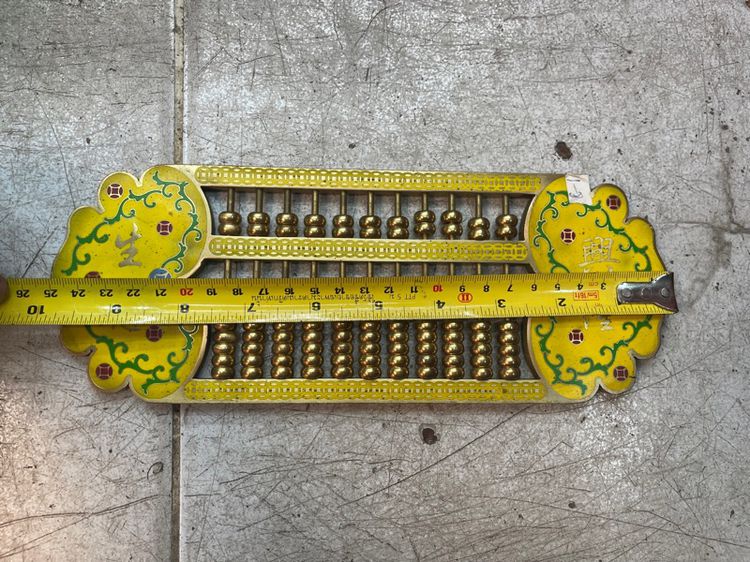 ลูกคิดจีน ทองเหลืองลงยา A3 รูปที่ 6