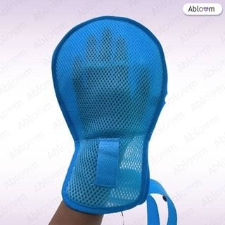 ⭐️ระบายอากาศได้ดี⭐️Abloom ถุงมือกันดึง ป้องกันผู้ป่วยเผลอดึงสายน้ำเกลือ Restraint Gloves For Patients (รุ่นไม่มีซิป) รูปที่ 5