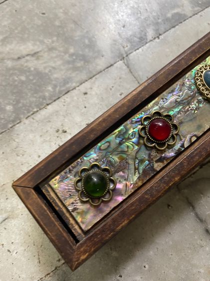 กล่องไม้ ประดับอะบาโลน สะสม รูปที่ 5