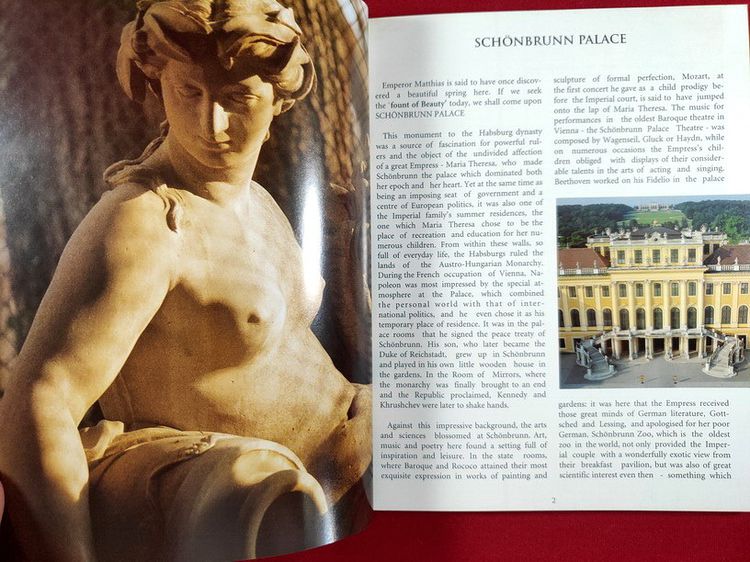 schloss schönbrunn พระราชวังเชินบรุนน์ พระราชวังในกรุงเวียนนา ประเทศออสเตรีย หนังสือภาพสวยงาม รูปที่ 3