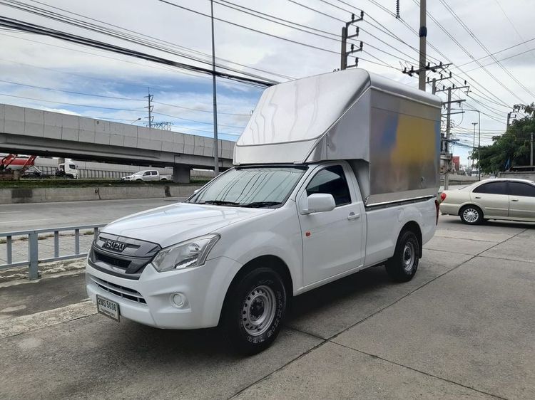 Isuzu D-MAX 2018 1.9 S Pickup ดีเซล ไม่ติดแก๊ส เกียร์ธรรมดา ขาว