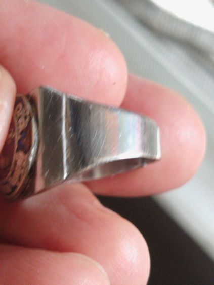 แหวนหลวงพ่อผางจิตตคโตลงยาปี๒๕๒๐ขนาด๑.๙ซม. รูปที่ 2